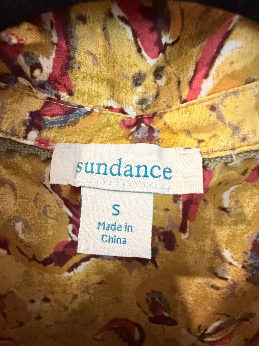 Sundance Yellow Paisley Button-Up Shirt - Picture 3 of 12